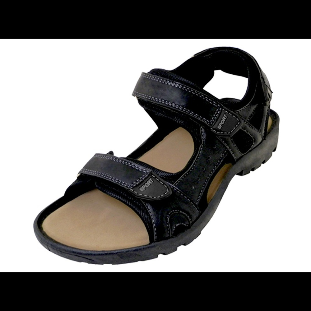 Men's Casual Sport 3 Adjustable  Straps Sandals -